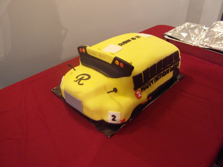School Bus Cake